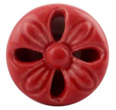 Red Flower Ceramic Dresser Knobs Online